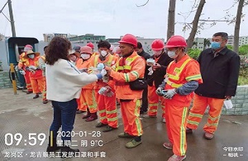 抗擊疫情，龍吉順在行動......